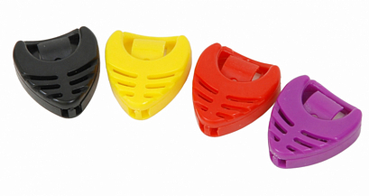 DADI PH01 -- копилка для медиаторов, пластиковая, цвета - красный, желтый, фиолетовый, черный.