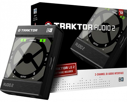 NATIVE INSTRUMENTS TRAKTOR AUDIO 2 MK2 -- аудио интерфейс USB для DJ, 24 бит/96 кГц, диапазон частот