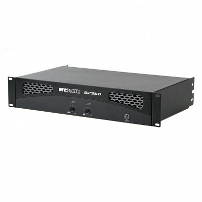 INVOTONE D2550 -- цифровой двухканальный усилитель мощности 2*340Вт.RMS /8 Ом, 2*550Вт. RMS/4 Ом.