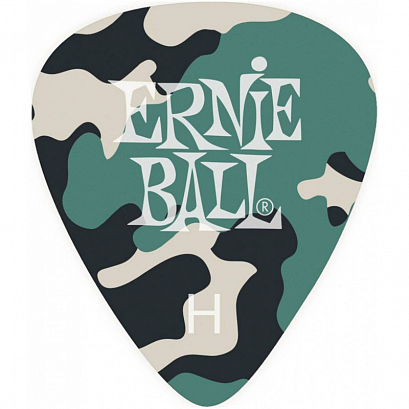 ERNIE BALL 9223 -- медиатор из целюлозы, цвет камуфляж толщина 0.94 мм ( 12 шт./уп)