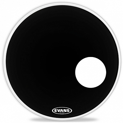 EVANS BD22RB - 22` EQ3 RESONANT -- передний пластик для бас барабана, с отверстием 5` однослойный че