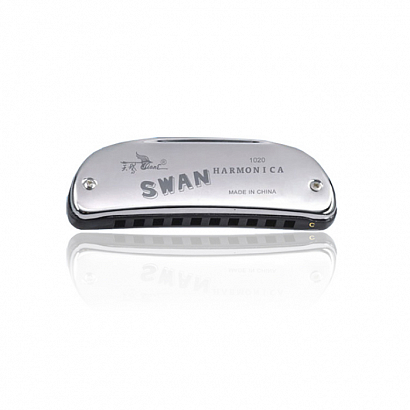 SWAN SW1020-15G  - губная гармошка, диатоническая
