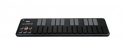 KORG NANOKEY2-BK -- сверхтонкая USB-клавиатура, цвет чёрный