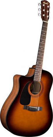 FENDER CD- 60CE DREADNOUGHT BROWN SUNBURST W/FISHMAN MINIQ PREAMP --   , 