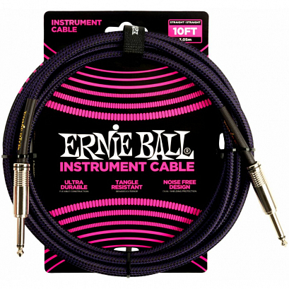 ERNIE BALL 6393 -- ������ ����������������, ��������, 3,05 �, ������/������ �����, ��������/�����
