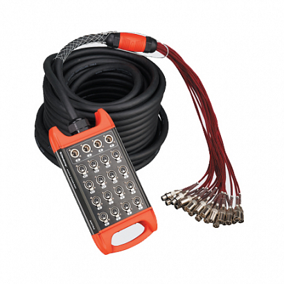 SOUNDKING BCB407-20m -- ����������� �������������� ������� 24�XLR ����� + 8�XLR �������, 20�