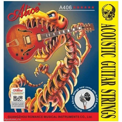 ALICE A406 P-L -- струны для акустической гитары 12-53