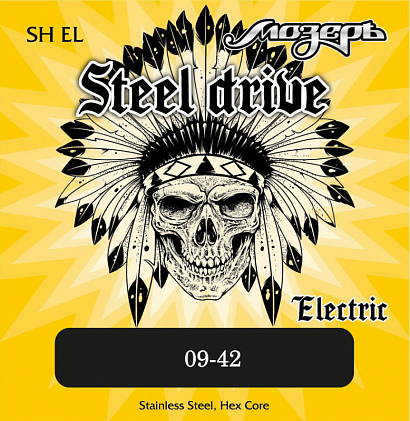 МОЗЕРЪ SH EL-- струны для электрогитары  SteelDrive  (.009-042)