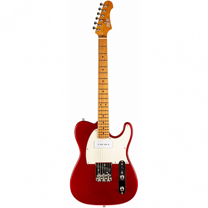 JET JT-300 CAR P90 -- �������������, Telecaster, ������ - ������, 22 ����, ���� Candy Red 