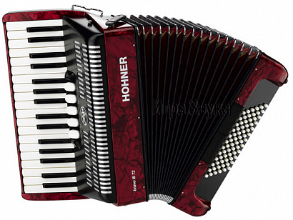 HOHNER A4063 (A1663) BRAVO III 72 RED -- ,  3- ,   - 34 , 5 
