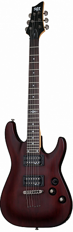 SCHECTER SGR C-1 WSN -- ������ �������������, 6 ����� ���� Walnut Satin