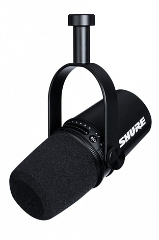 SHURE MOTIV MV7-K -- ��������� ���������������� USB/XLR �������� ��� ������/���������� ���� � ������