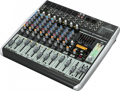 BEHRINGER QX 1222USB -- ��������� �����, ������, 12 ����, 4 ������, 2 ���������, 2 aux, ���������� �